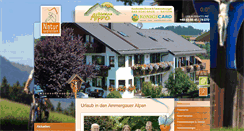Desktop Screenshot of gaestehaus-alpina.com