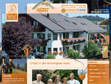 Tablet Screenshot of gaestehaus-alpina.com